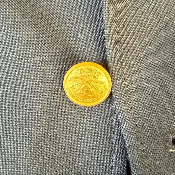 Orvis Men's Navy Blue Blazer - "Tailored in USA" - Size 42 Regular - Heavy Duty! - Picture 3 of 7